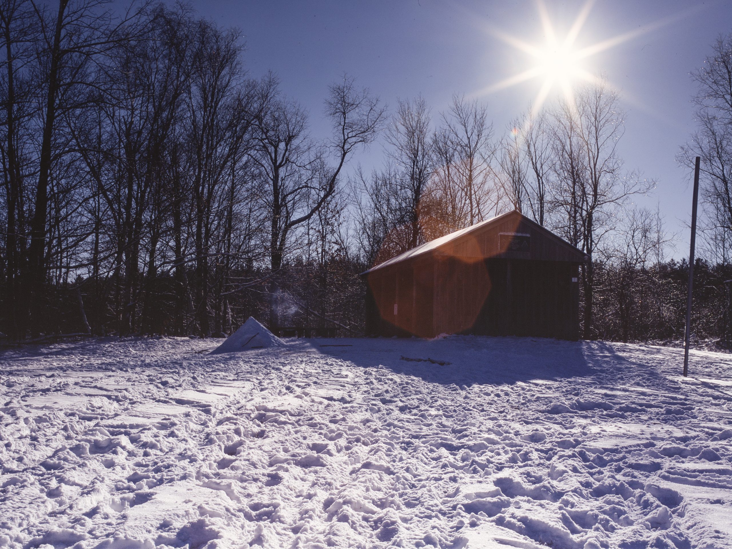 Winter Landscapes on Slide Film